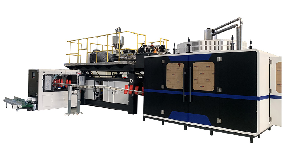 六模高速旋转吹塑机